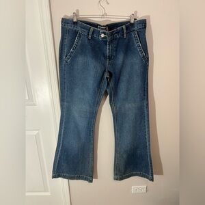 Old Navy Ultra Low Waist Wide Leg Jeans